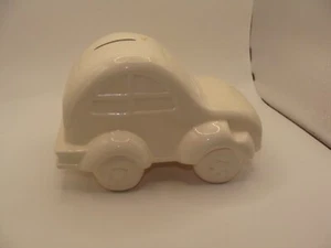 White VW Auto Bank ~ 7.5” x 4.5” ~ No Stopper ~ - Picture 1 of 5