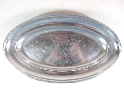 Wilton Armetale Newport Bistro Pattern 15" Oval Tray Platter Plate - Image 1 of 4