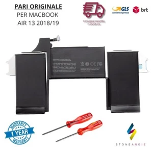 BATTERIA per Macbook Air 13" retina A1932 2018 2019 2020 A1965 pila di ricambio - Zdjęcie 1 z 5