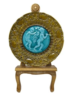 Antique Valleroy Bosch Schramberg Majolica Circa 1885 Putti Cherubs - Picture 1 of 4