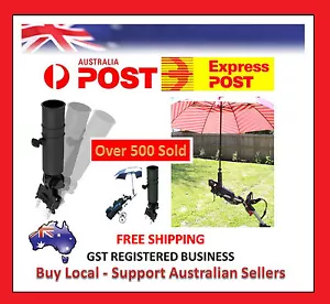 UNIVERSAL GOLF UMBRELLA HOLDER FOR BUGGY CART / BABY PRAM / WHEELCHAIR CLICGEAR - Picture 1 of 6