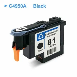 Replacement for HP 81 Black C4950A Printhead for HP 5000 5000ps 5500 5500ps - Afbeelding 1 van 2
