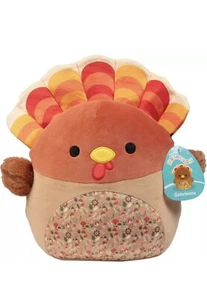 NWT Original Squishmallows 5" Gobrianna The Turkey Plush- FAST SHIPPING - Picture 1 of 3