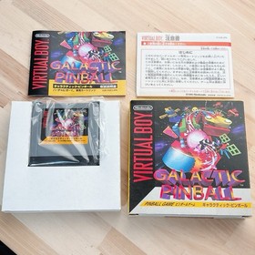 Nintendo Virtual Boy Galactic Pinball CIB Boxed Tested Working JP Version