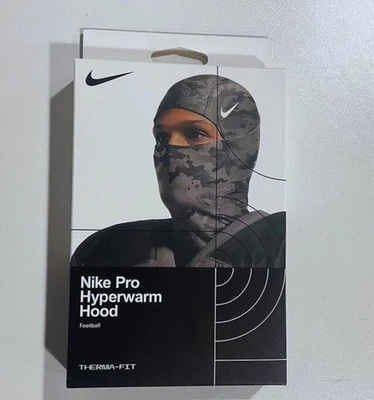Nike Pro Hyperwarm Ski Mask Hood Grey Camo With Same Day Free Shipping! - Image 1 of 4
