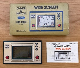 Nintendo Game & Watch Fire Wide Screen Oerseas Edition Retro Game