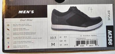 Callaway Mens Del Mar M386-02 Golf Shoe Black Size 10.5 US Spikeless NEW IN BOX - Image 1 of 4