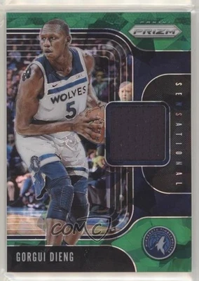 2019 Panini Prizm Sensational Swatches Jersey Green Ice /56 Gorgui Dieng #SS-GDG - Image 1 of 2