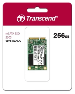 Transcend MSA230S 256 GB SATA III 6 Gb/s mSATA Internal Solid State Drive (SSD) - Picture 1 of 7