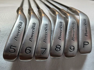 Juego de hierros PowerBilt Grand Slam 5-PW True Temper Steel Shaf Foto 1 de 4