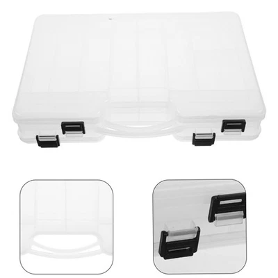  Doppelseitiger Angelkasten mit großem Fassungsvermögen für Köder, Haken und - Bild 1 von 4