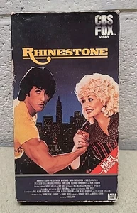 RHINESTONE (vhs) Sylvester Stallone, Dolly Parton. G Cond. Rare. Comedy. Singer - Picture 1 of 5