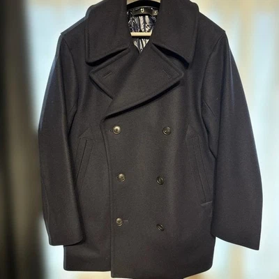 UNIQLO Jil Sander Wool Blend Oversized pea coat Navy Size JP M (US S - Image 1 of 4