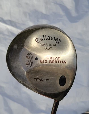 Callaway Great Big Bertha War Bird Driver 8.5* 钛。 非常好的高尔夫俱乐部! ⛳️ — 第 1/4 张图片