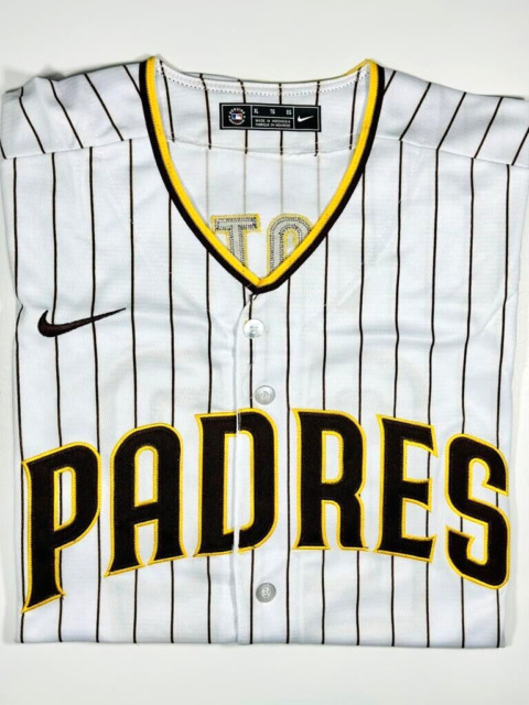 Men's Nike Fernando Tatis Jr. White San Diego Padres 2022 City Connect Replica Player Jersey Size: 4XL