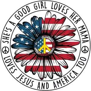 Camiseta She's A Good Girl Iron On Transfer + Telas de Color Claro y Oscuro #2 - Imagen 1 de 4