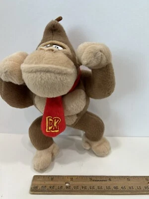 Muñeca de peluche de juguete de Super Mario Brothers de Donkey Kong 7,5" Foto 1 de 4