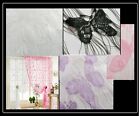 WHITE NWOT Butterfly Lace Sheer Tulle Mesh Window Curtain Eyelet Voile Door 