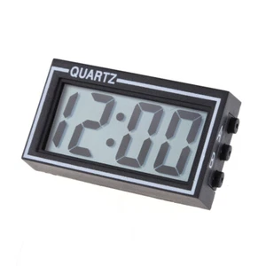 Self-Adhesive Bracket Digital Clock with Date Time Display for Car Truck - Picture 1 of 12