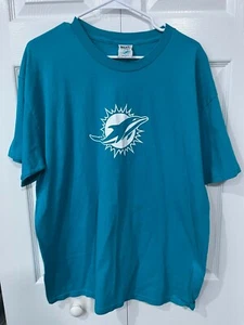 BDA Miami Dolphins Stronger Together XL Turquoise T Shirt Excellent Condition - Picture 1 of 2