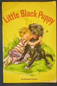 Little Black Puppy Charlotte Zolotow PB 1960 VTG ULTRA RARE HTF - Picture 1 of 6