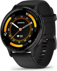 Garmin Venu 3, AMOLED GPS-Smartwatch-Black, Advanced Health & Fitness features. - Zdjęcie 1 z 2