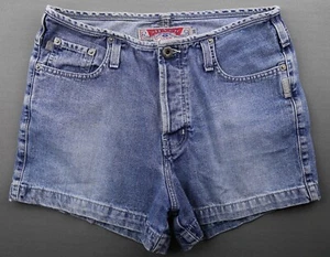 Vintage Damen Silber Jeans Shorts High Rise Canada Made Größe 30 (Msr 28x3) - Bild 1 von 9