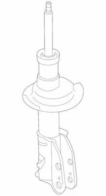 OEM NEW 2009-2015 Lincoln MKX Left Shock Absorber Assembly BT4Z-18124-C - Image 1 of 2