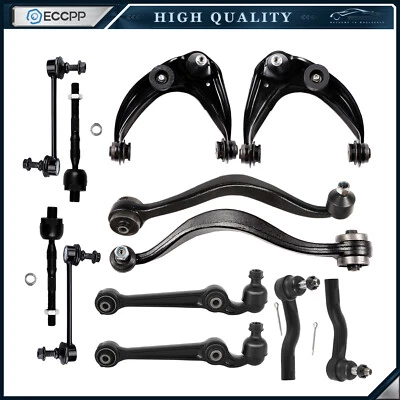 Front Upper & Lower Control Arms Tie Rods For 2010-2012 FORD FUSION LINCOLN MKZ - Image 1 of 4