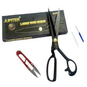Jupiter Tailoring Scissor For Cloth Cutting 1 Seam Ripper Stitch 1 Thread cutter - Picture 1 of 8