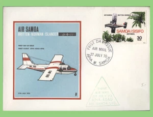 Samoa 1970 Luft Samoa erste Luftpost, Apia - Asau - Bild 1 von 2