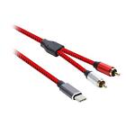 Male to 2 RCA Audio Cable Cord  Huawei Tablet Speakers