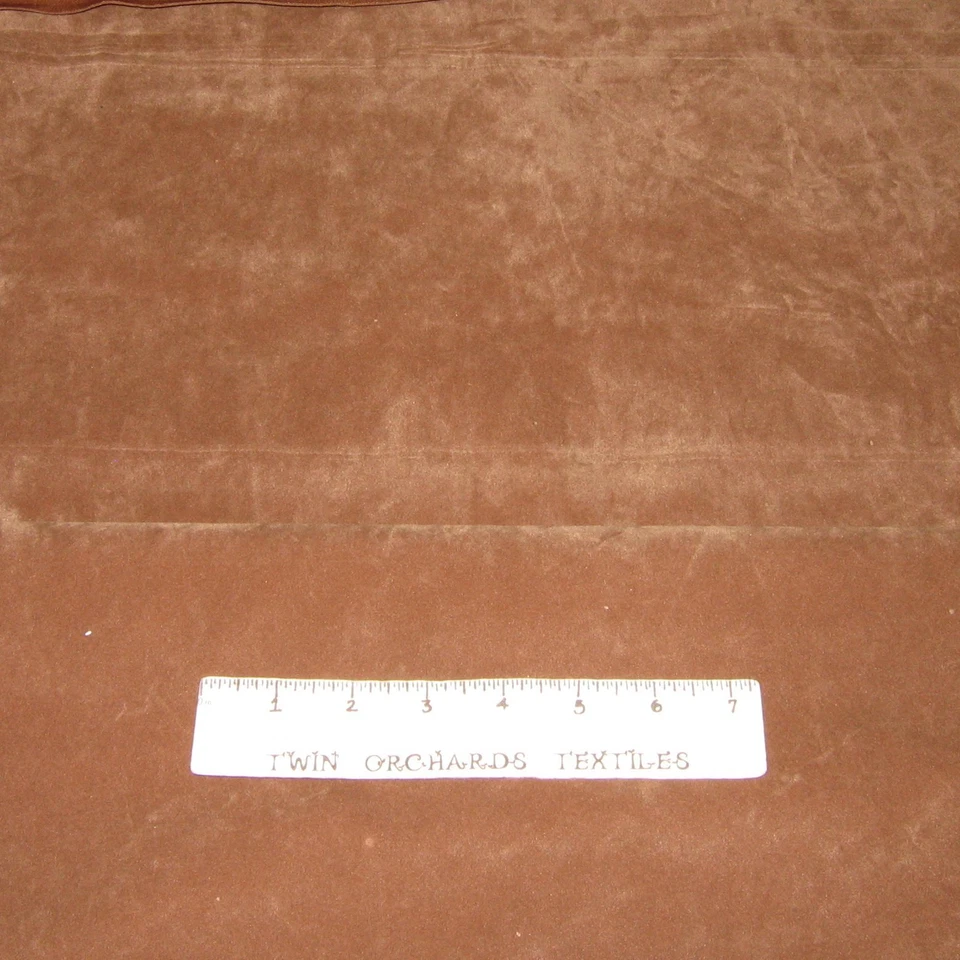 Faux Artificial Leather Vinyl - Coarse Brown Texture - 54" Wide x YARD - Image 1 of 1