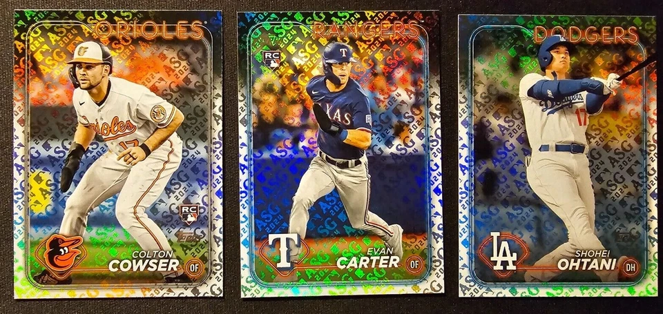 2024 Topps All Star Game Exclusive ASG Foil 251-500 You Pick - Image 1 of 2