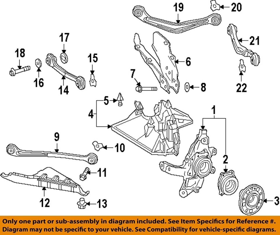 Perno brazo control trasero mercedes-benz oem 15-16 s550 0049906505 Foto 1 de 1