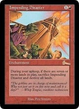 Impending Disaster  1x MtG Urza's Legacy ENGLISH PLAYED