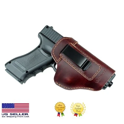 Universal IWB Leather Holster, Brown Color - Image 1 of 4