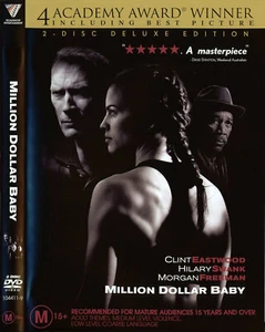 Million Dollar Baby DVD (Region 4) VGC 2 Disc Deluxe Edition Clint Eastwood - Picture 1 of 3