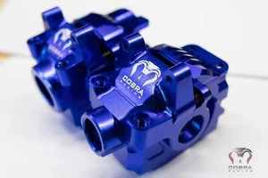 CR Aluminum Differential housing Front + Rear for Traxxas Slash Rustler 4x4 4WD - Picture 1 of 7