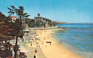 Postal PORTUGAL: Playa de Estoril, Tarjeta Panamericana, Sin Publicar - Imagen 1 de 2