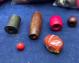 Vintage Macramé Beads Assorted Lot / see pics - Picture 1 of 5