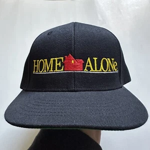 Vintage Home Alone Movie Snapback Cap Hat Promo Official Chalk Line Black - Picture 1 of 13
