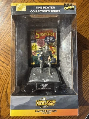 Fine Pewter Collector's Series Comic Book Companions Edición Limitada Iron Man  Foto 1 de 3