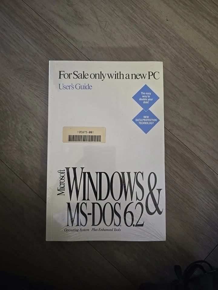 Microsoft MS-DOS 6.2 Operating System Plus Enhanced Tools User's Guide 1993 - Image 1 of 1