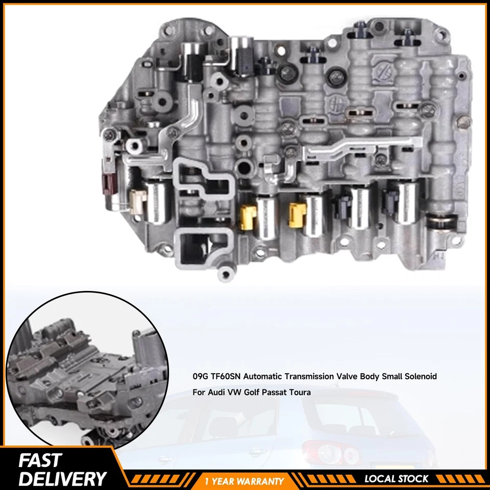 Carrocería de válvula de transmisión 09G TF60SN solenoide pequeño para Audi Volkswagen Beetle Foto 1 de 4