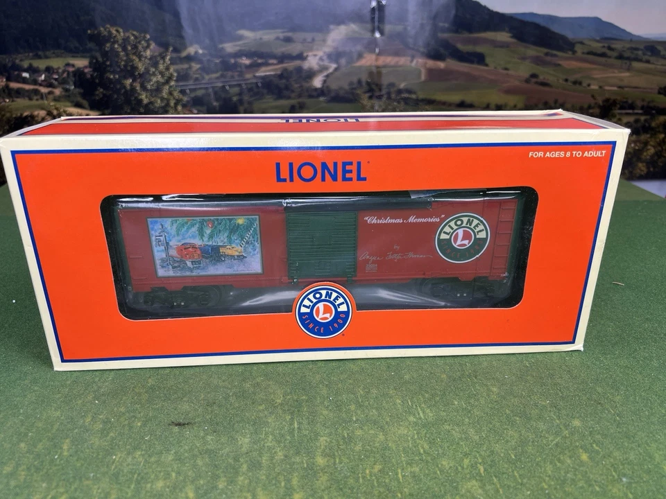 LIONEL 6-25054 O GAUGE 2008 ANGELA TROTTA THOMAS CHRISTMAS BOXCAR NIB - Image 1 of 4