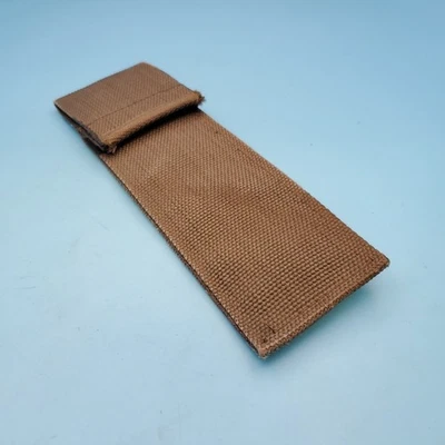 Funda de cuchillo de hoja fija vintage sin marca verde nailon bolsa de cinturón estuche 8,25"x 6" Foto 1 de 4