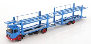 1:43 Ixo MAN F7 Autotransporter 1970 blue - Picture 1 of 4