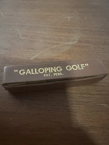 Juego de golf de bolsillo vintage "Galloping Golf" - Años 40 - Raro coleccionable - Imagen 1 de 3