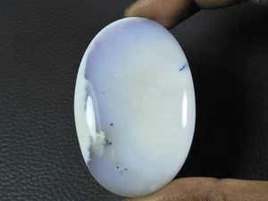 104Cts. Natural Dendrite Opal Oval Cabochon Loose Gemstone 36X55X06 MM Q207 - Picture 1 of 9